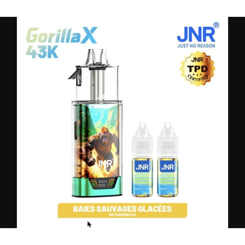 Puff JNR Gorilla 43K — Wild Berries Ice | 43 000 bouffées