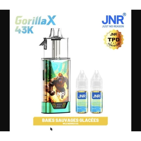 Puff JNR Gorilla 43K — Wild Berries Ice | 43 000 bouffées