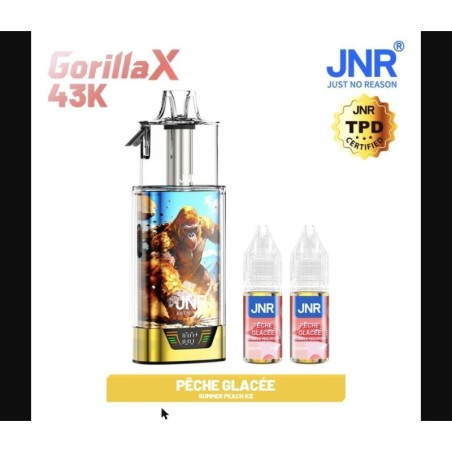 Puff JNR Gorilla 43K — Summer Peach Ice | 43 000 bouffées