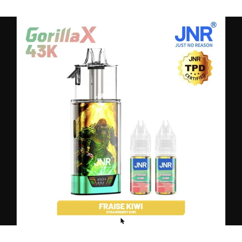 Puff JNR Gorilla 43K — Strawberry Kiwi | 43 000 bouffées