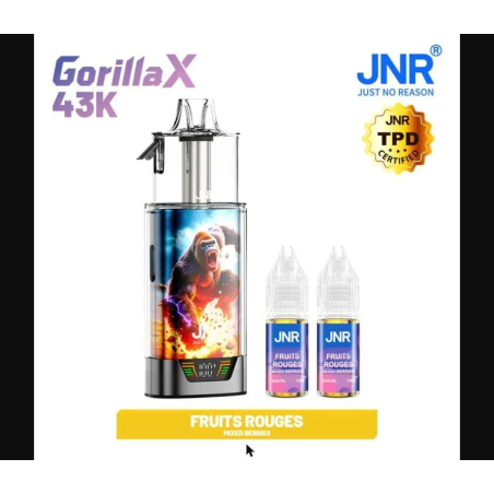 Puff JNR Gorilla 43K — Mixed Berries | 43 000 bouffées