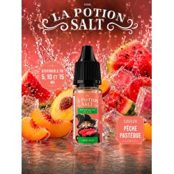 E-liquide La Potion 10ml — Pêche Pastèque | Sel de nicotine
