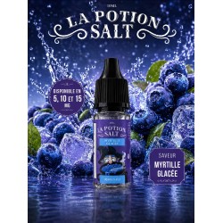 E-liquide La Potion 10ml — Myrtille Glacée | Sel de nicotine