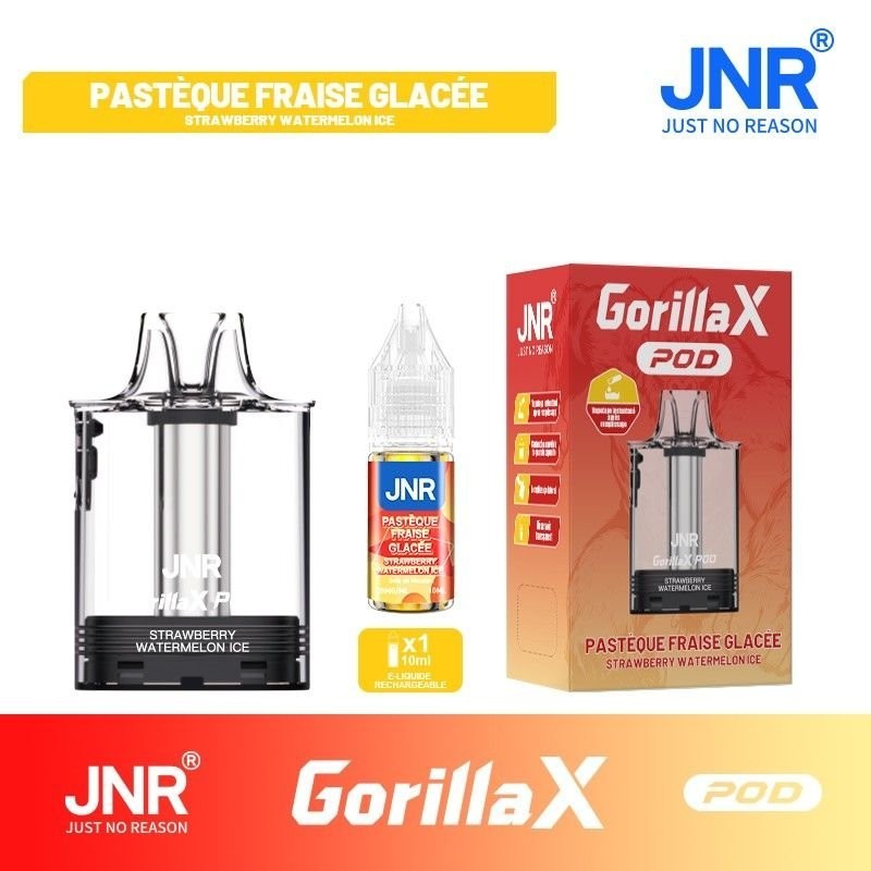 Cartouche JNR Gorilla 43K — Pastèque Fraise Glacée | Puff66