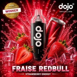 Puff DOJO 15K — Fraise Red Bull | 15 000 bouffées