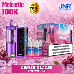 Puff JNR Météorite 100K — Cerise Glacée | 100 000 bouffées