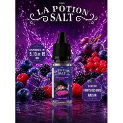E-liquide La Potion 10ml — Fruits des Bois Raisin | Sel de nicotine