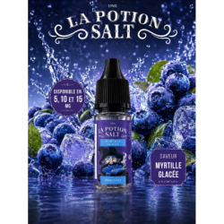 E-liquide La Potion 10ml — Myrtille Glacée | Sel de nicotine