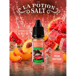 E-liquide La Potion 10ml — Pêche Pastèque | Sel de nicotine