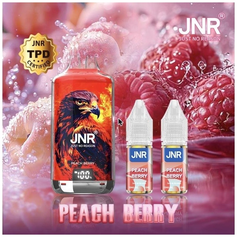 Puff JNR 28K — Peach Berry | 28 000 bouffées