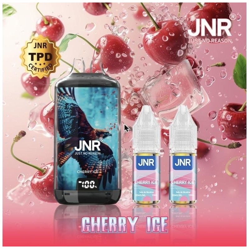 Puff JNR 28K — Cherry Ice | 28 000 bouffées