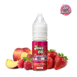E-liquide Paradise 10ml – Strawberry Raspberry Peach | Sel de nicotine