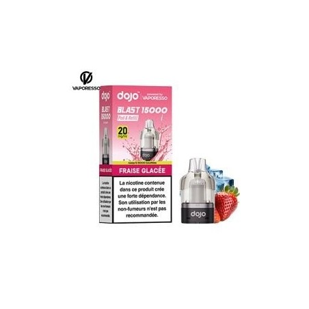 Cartouche DOJO 15K — Fraise Glacée | Puff66