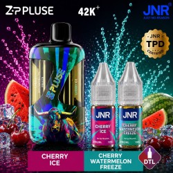 Puff JNR Z Pulse 42K — Cherry Ice + Cherry Watermelon Freeze | 42 000 bouffées