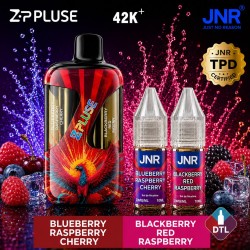 Puff JNR Z Pulse 42K — Blueberry Raspberry Cherry + Blackberry Red Raspberry | 42 000 bouffées