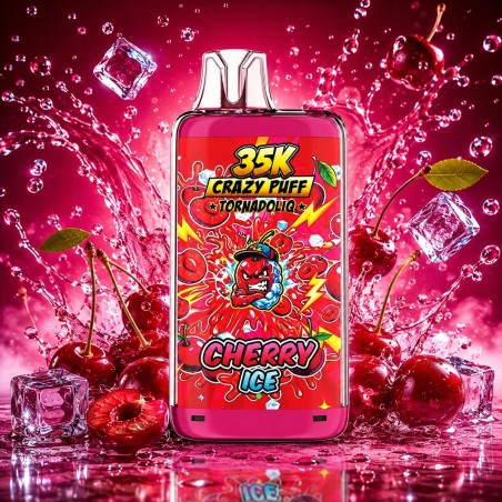 Crazy Puff Tornado 35K — Cherry Ice