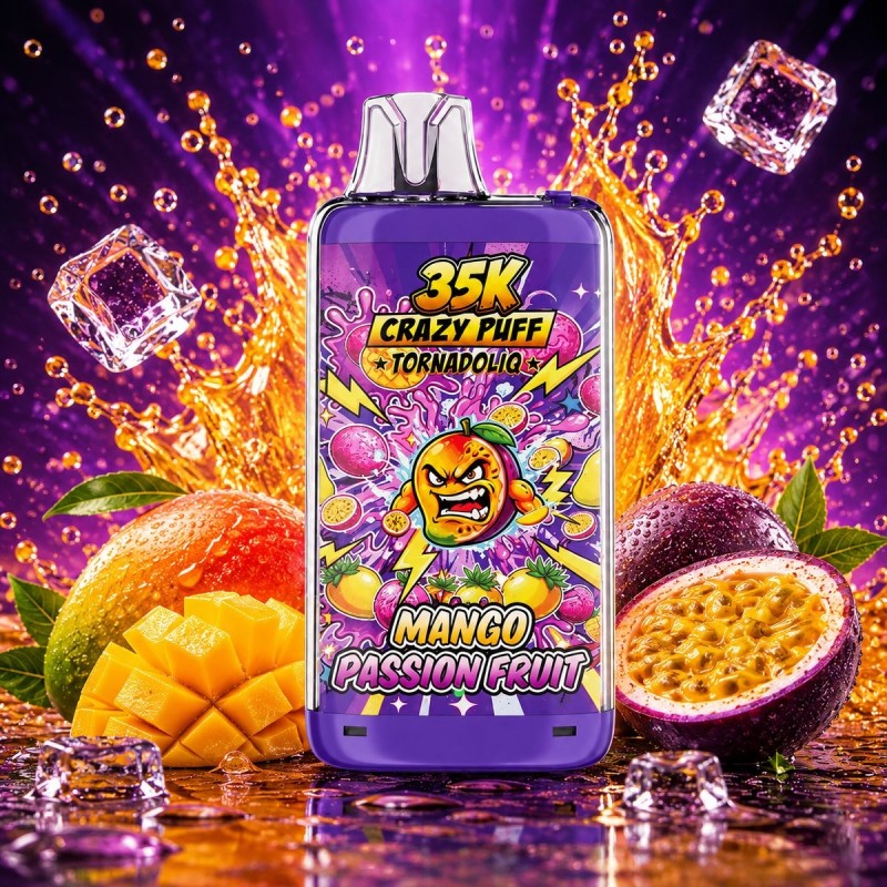 Crazy Puff Tornado 35K — Mango Passion Fruit