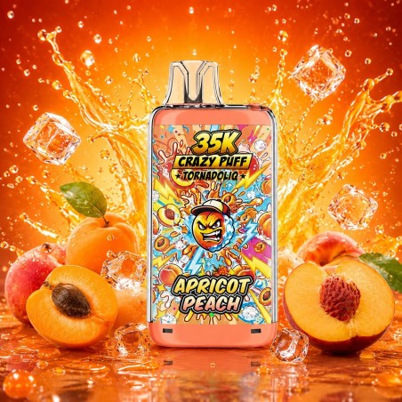 Crazy Puff Tornado 35K — Apricot Peach