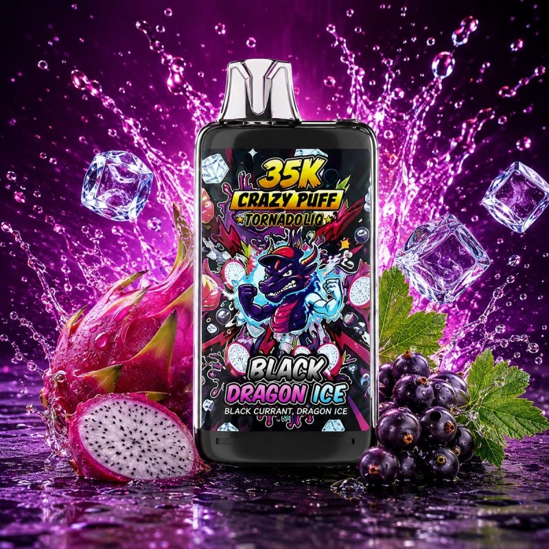 Crazy Puff Tornado 35K — Black Dragon Ice