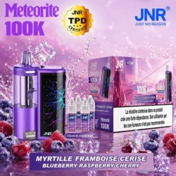 Puff JNR Météorite 100K — Myrtille Framboise Cerise | 100 000 bouffées