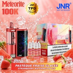 Puff JNR Météorite 100K — Pastèque Fraise Cerise | 100 000 bouffées