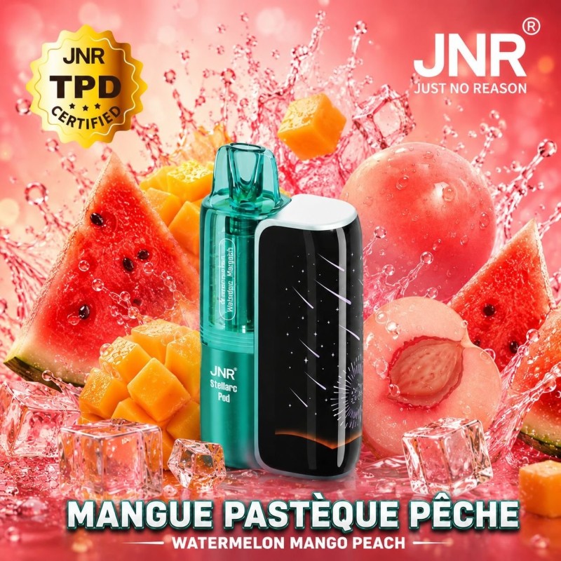 Puff JNR Stellarc 50K — Mangue Pastèque Pêche | 50 000 bouffées