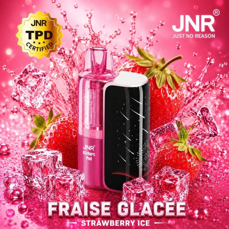 Puff JNR Stellarc 50K — Fraise Glacée | 50 000 bouffées