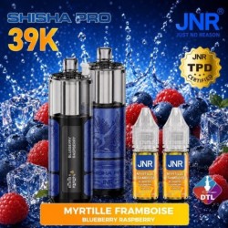 Puff JNR Shisha Pro 39K — Myrtille Framboise | 39 000 bouffées