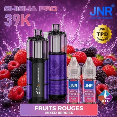 Puff JNR Shisha Pro 39K — Fruits Rouges | 39 000 bouffées